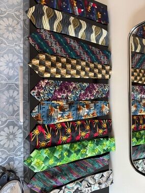 Vintage Jerry Garcia Silk Tie Bundle Set of 10 Collector Lot